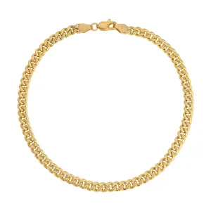 10K Yellow 4.00mm-11.00mm Hollow MIAMI CUBAN Bracelets