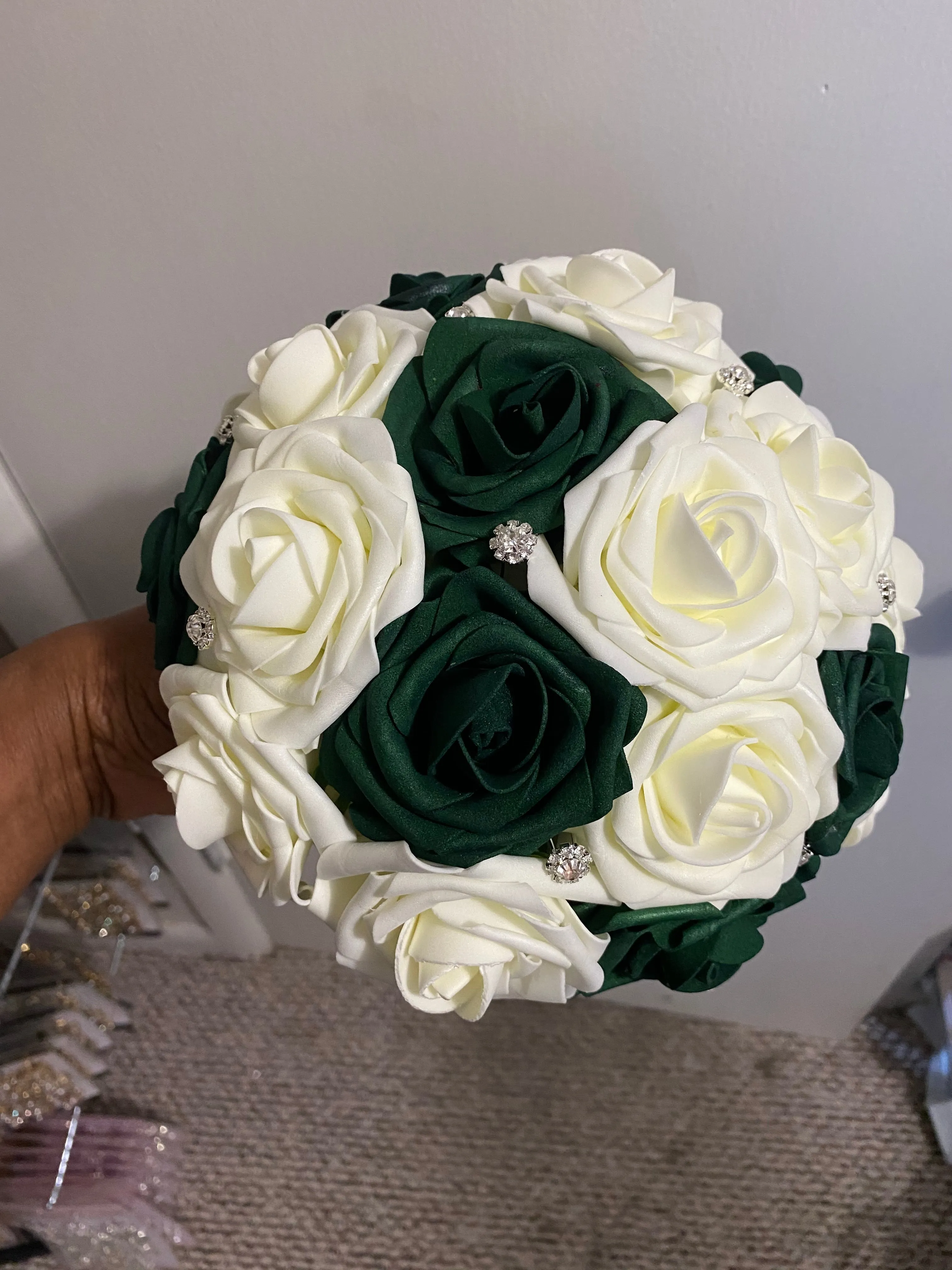 10pcs. Real Touch Foam Roses RT-200