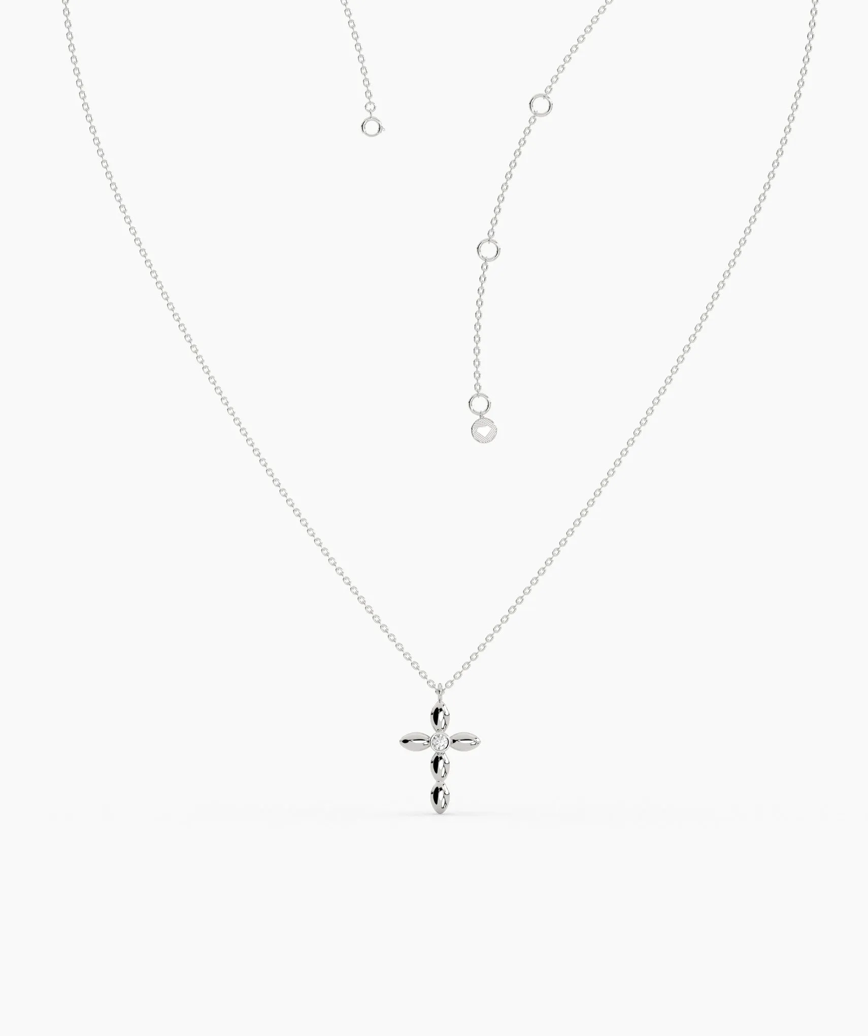 14K Gold Cross Necklace