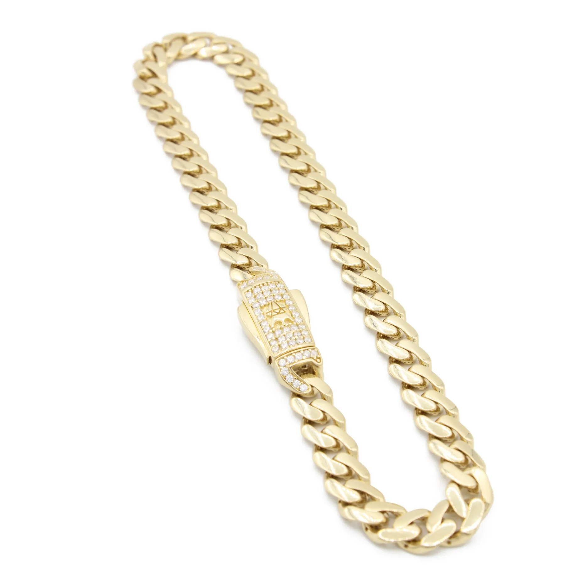 14K Hollow Cuban Women’s Bracelet (7MM) JTJ™