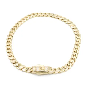 14K Hollow Cuban Women’s Bracelet (7MM) JTJ™