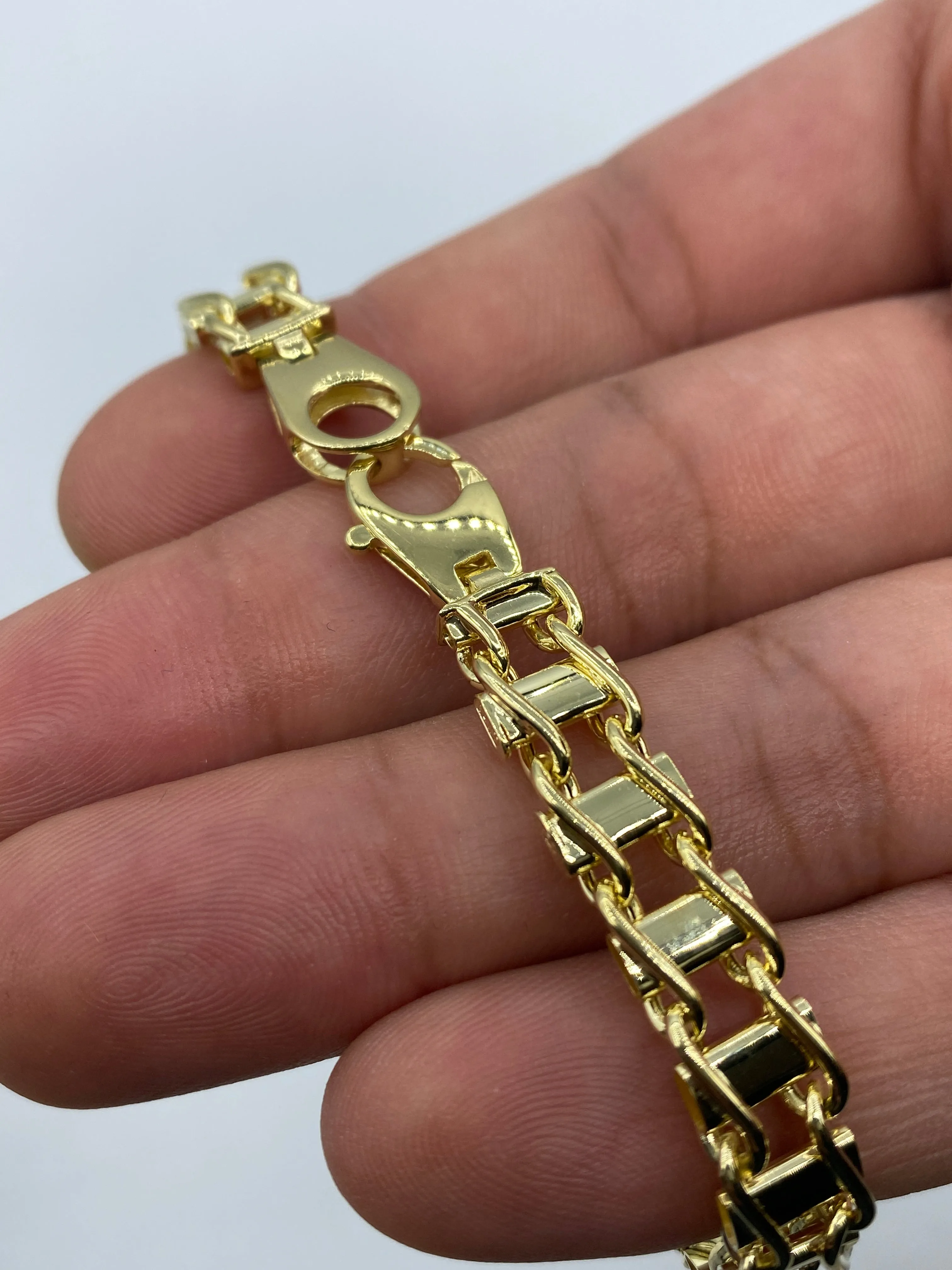 14K Italian Link Bracelet 8.5"