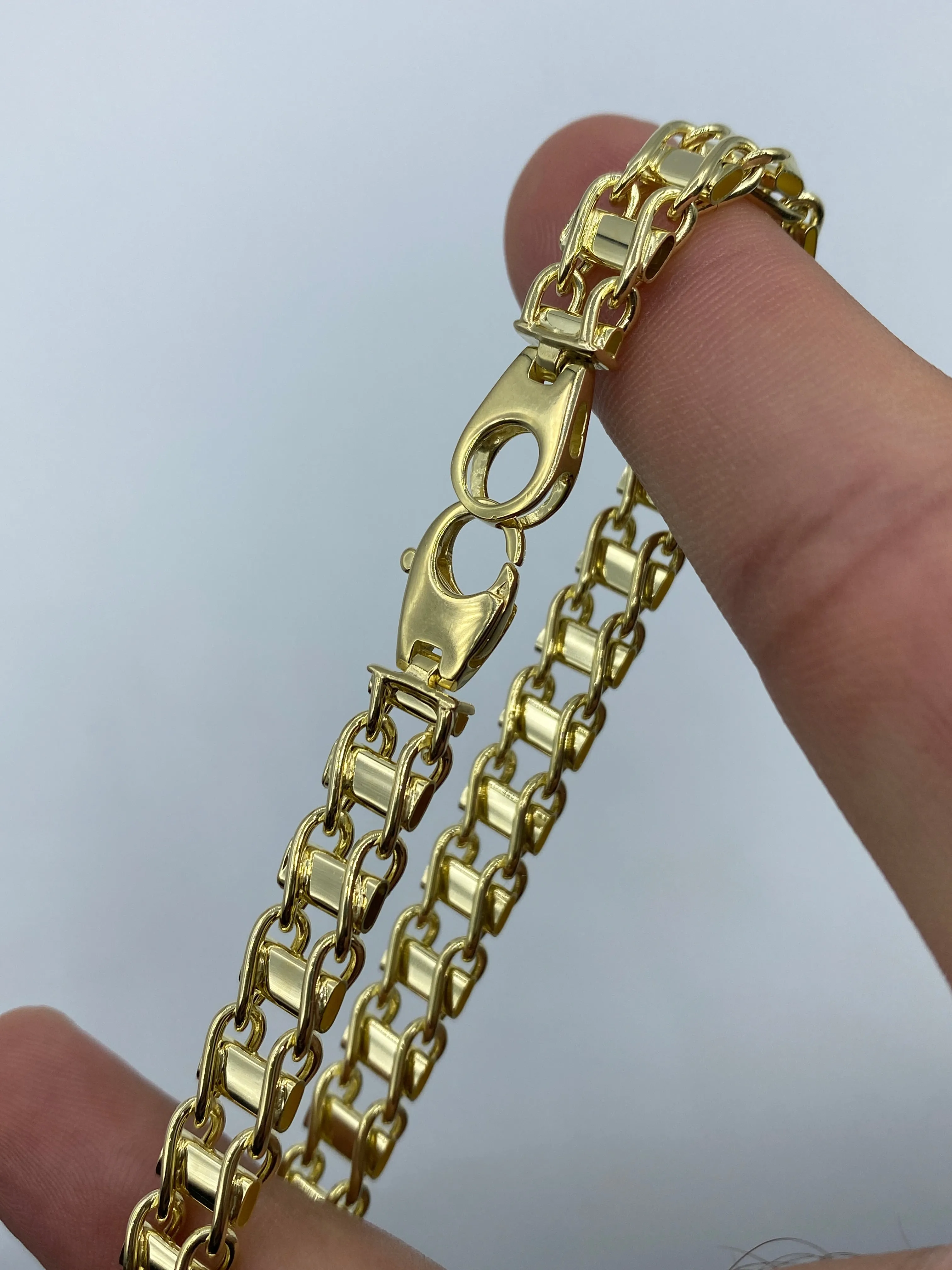 14K Italian Link Bracelet 8.5"
