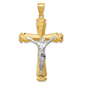 14k Yellow Gold Crucifix Pendant