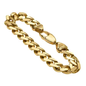 14k Yellow Gold Cuban Bracelet 7 mm