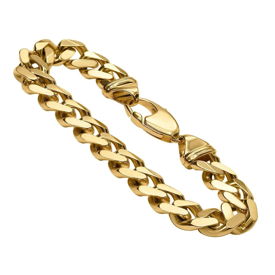 14k Yellow Gold Cuban Bracelet 7 mm