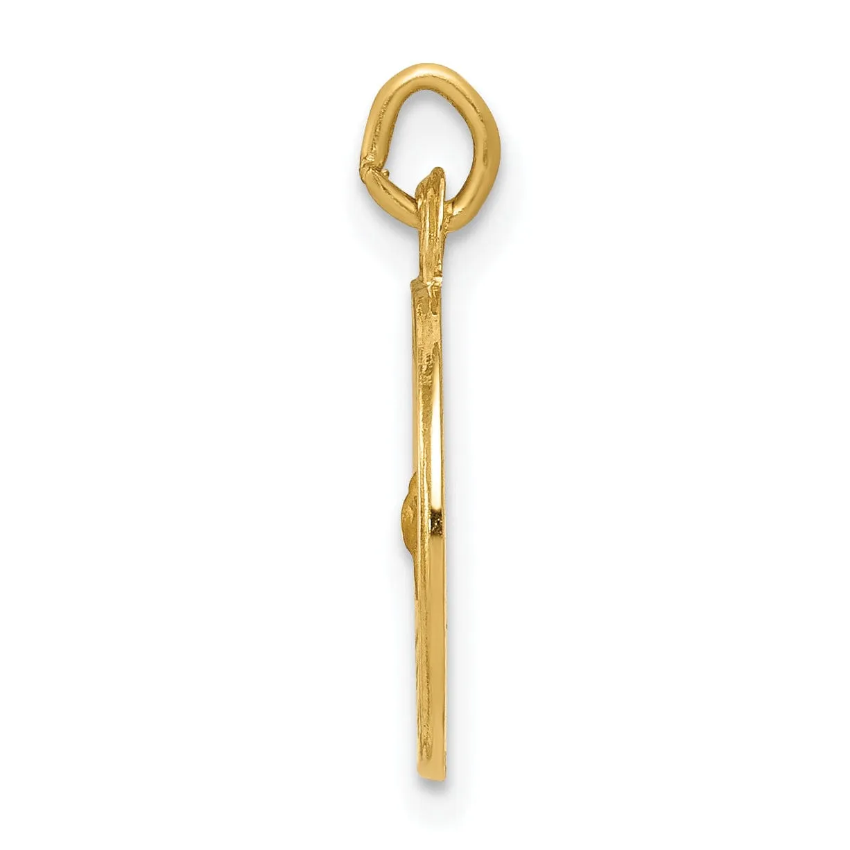 14k Yellow Gold Holy Spirit Medal Pendant