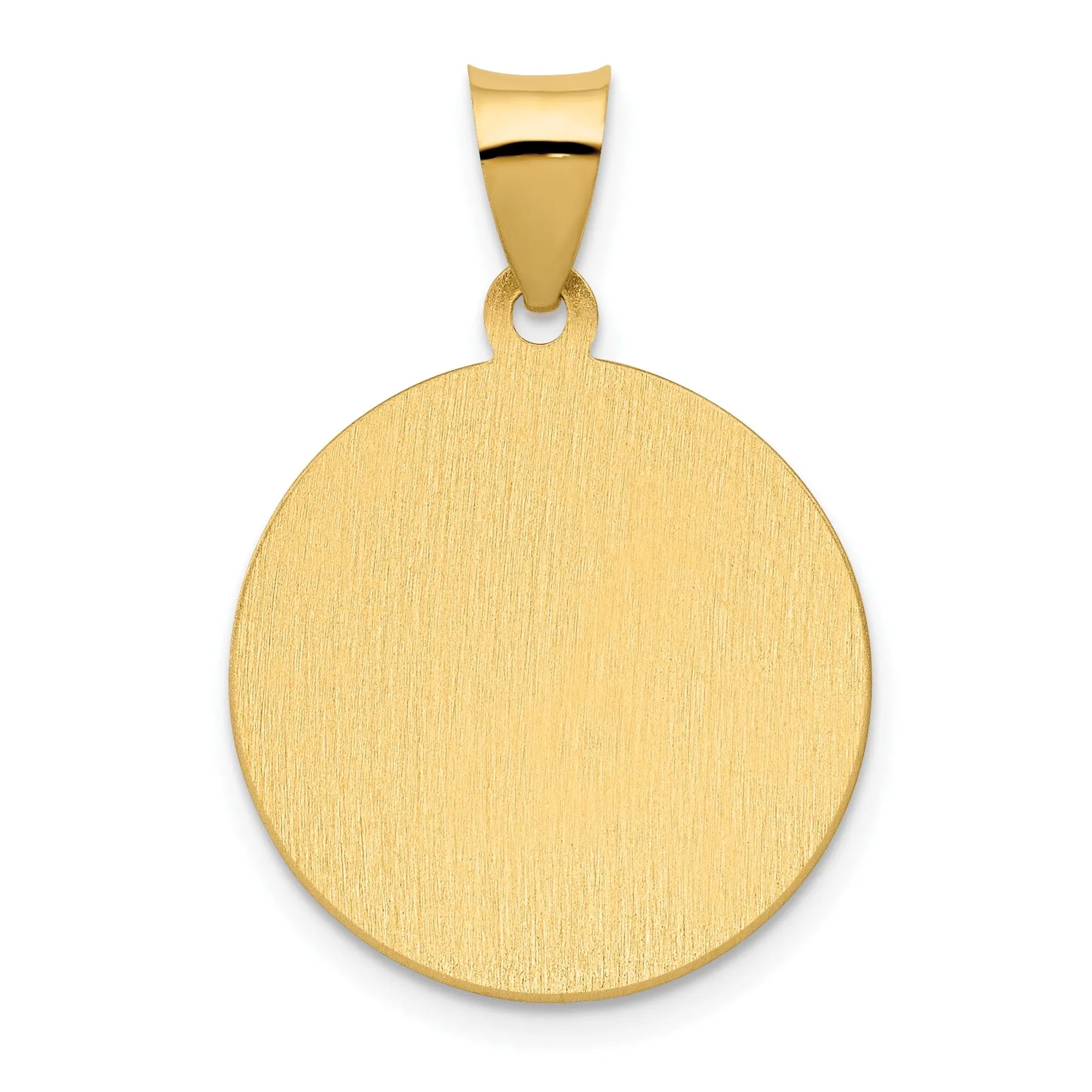 14k Yellow Gold Saint Vincent Medal Pendant