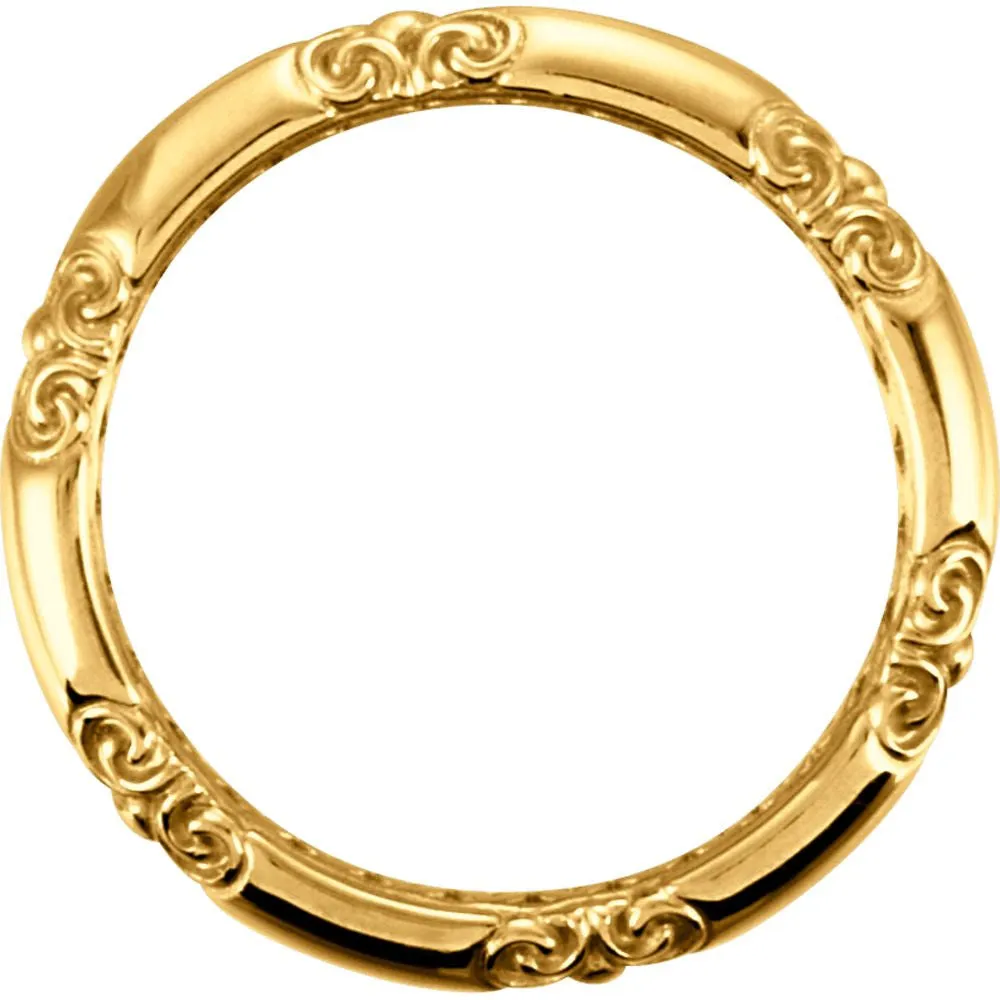14k Yellow Gold Sculptural-Inspired Ring, Size 7