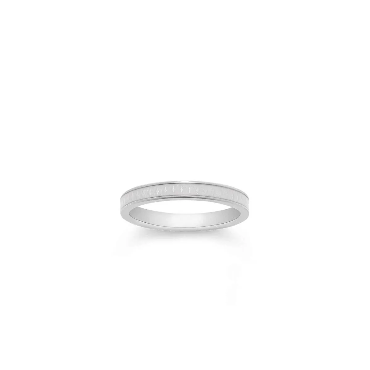 167 Enamel Ring in 18ct White Gold