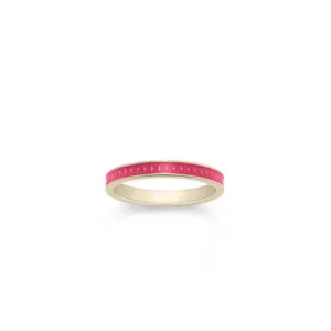 167 Enamel Ring in 18ct Yellow Gold