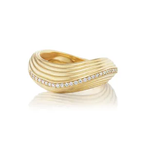 18KY Diamond Marea Ring