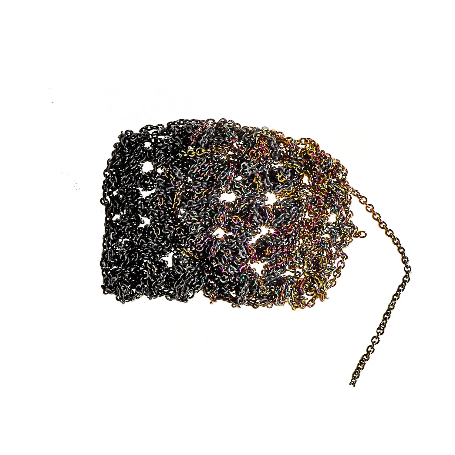 2-Tone Bare Chain Bracelet in Faded   Spectrum