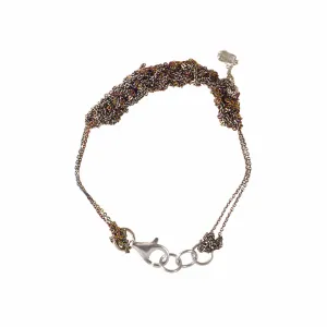 2-Tone Bare Chain Bracelet in Faded   Spectrum