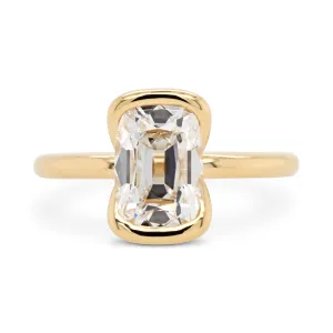 2.09ct Thalia Antique Cut Cushion Diamond Engagement Ring