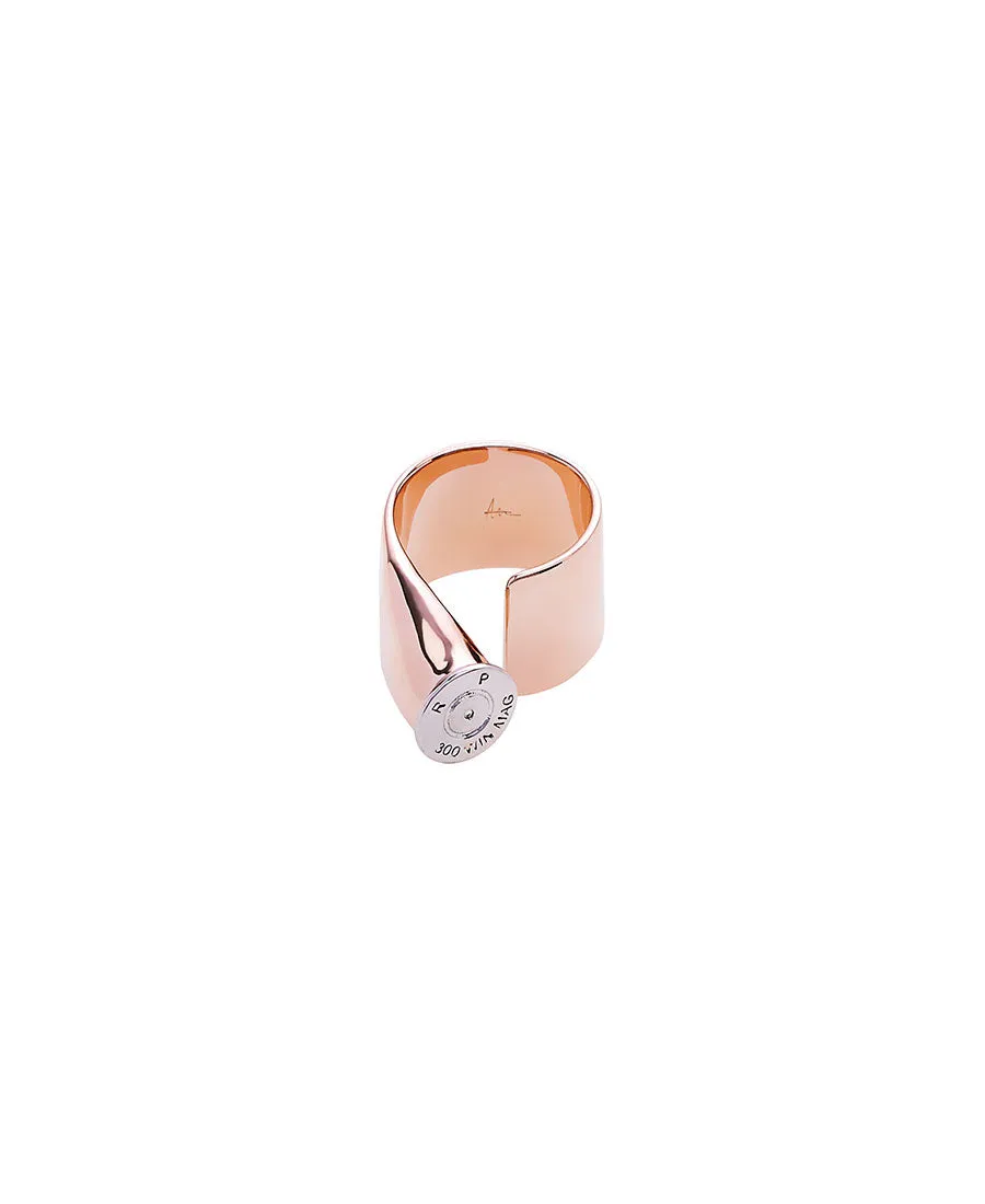 300 WIN single bullet ring - two tone