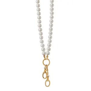 30" "Design Your Own" Pearl Charm Chain Necklace