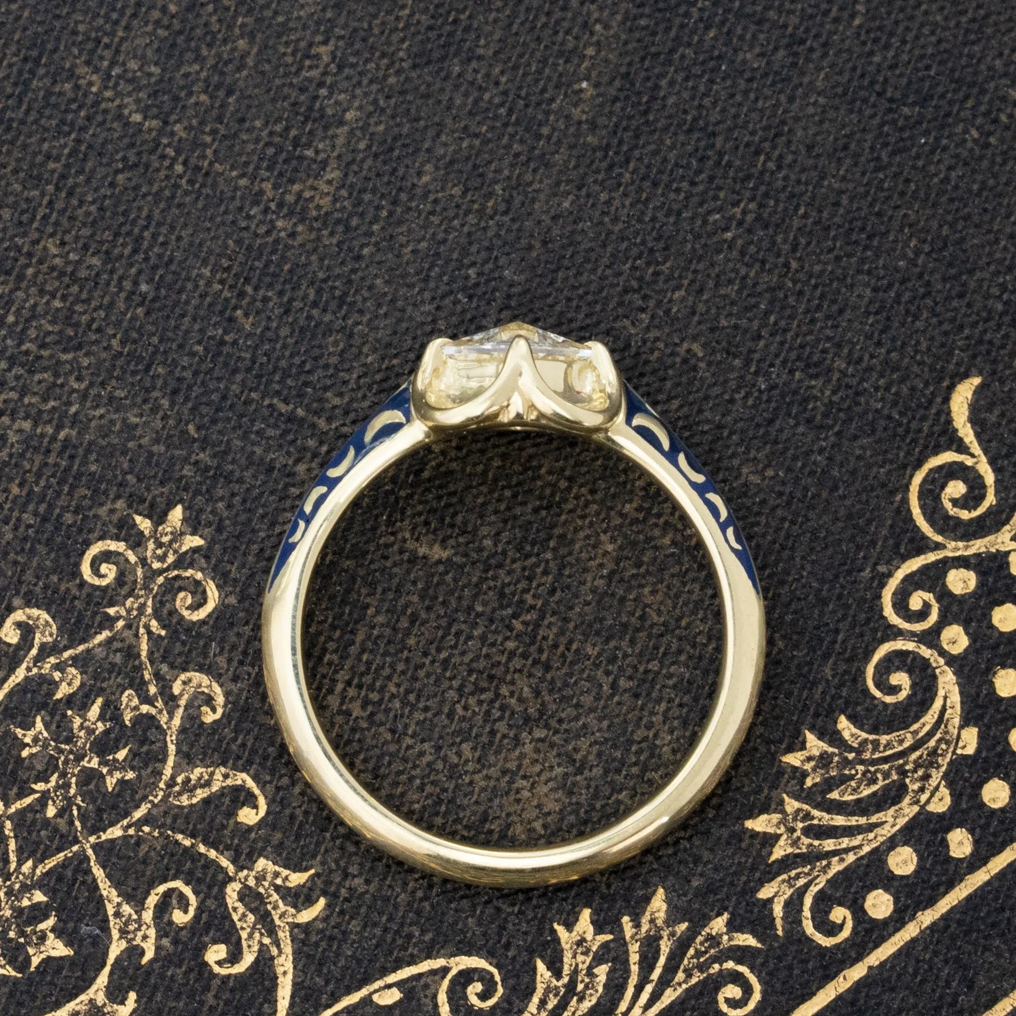 .47ct Point Cut Diamond Ring, GIA I SI