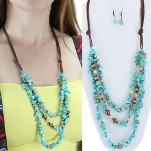 72184 - Layered Squash Blossom Necklace