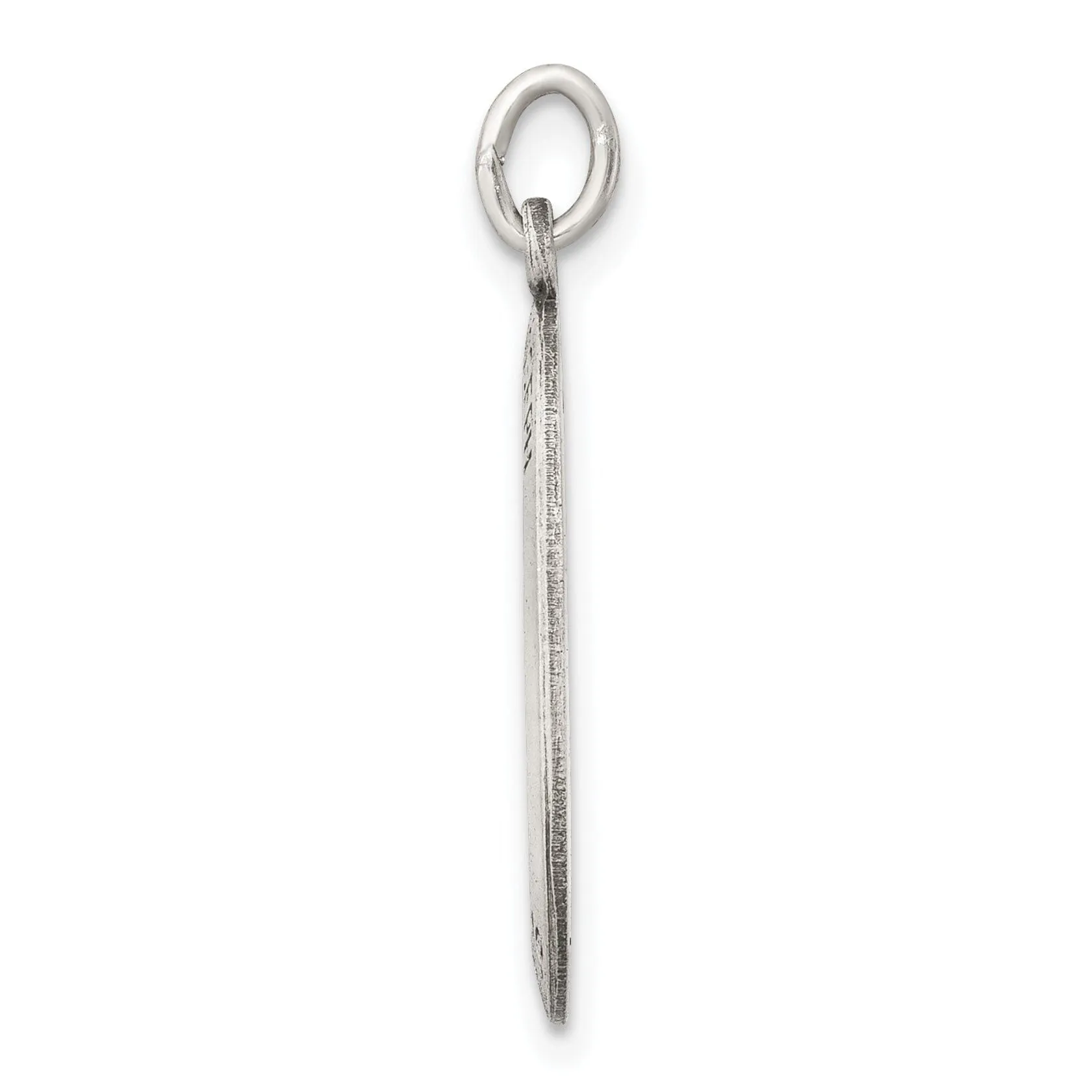 925 Sterling Silver Antiqued Saint Joseph Medal Pendant