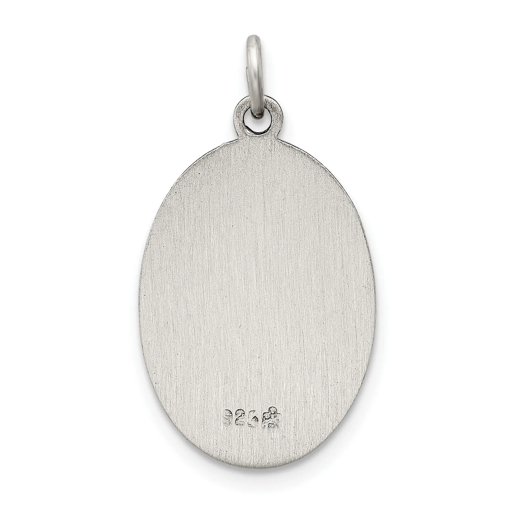 925 Sterling Silver Antiqued Saint Joseph Medal Pendant