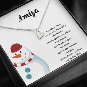 Amiga en esta Navidad te deseo...