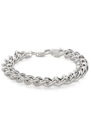 Anchor Chain Bracelet Silver