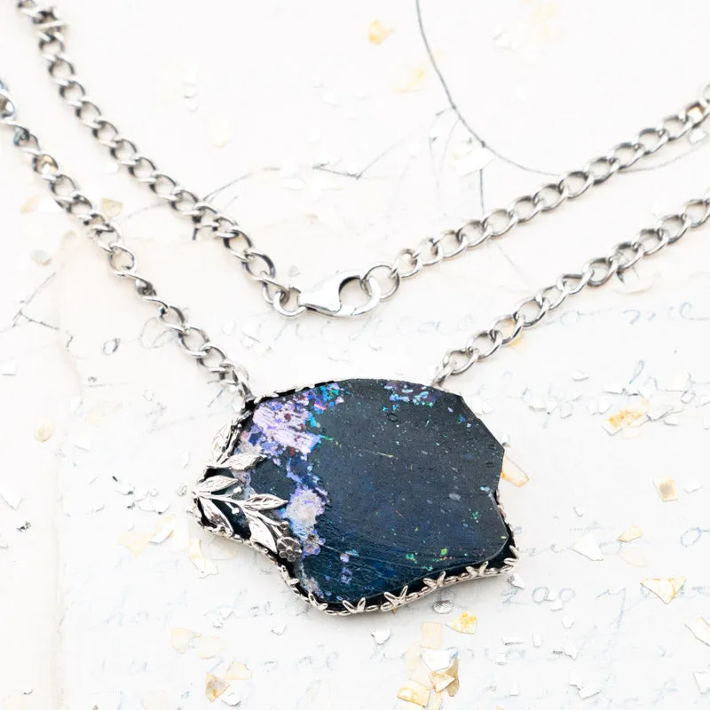 Ancient Roman Sea Glass Pendant Necklace