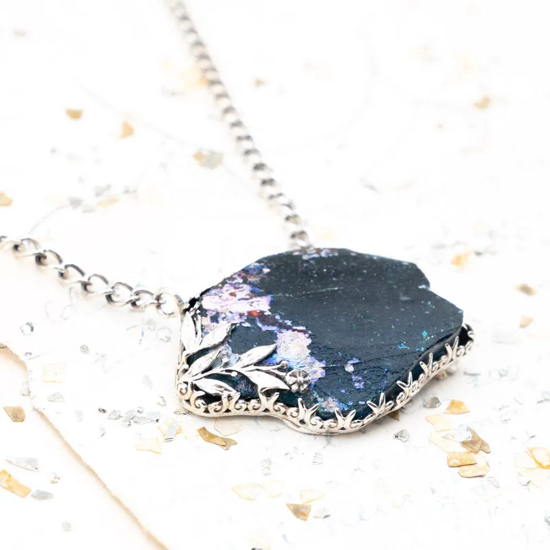 Ancient Roman Sea Glass Pendant Necklace