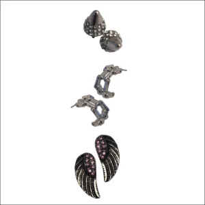 ANGEL WING EARRING SET