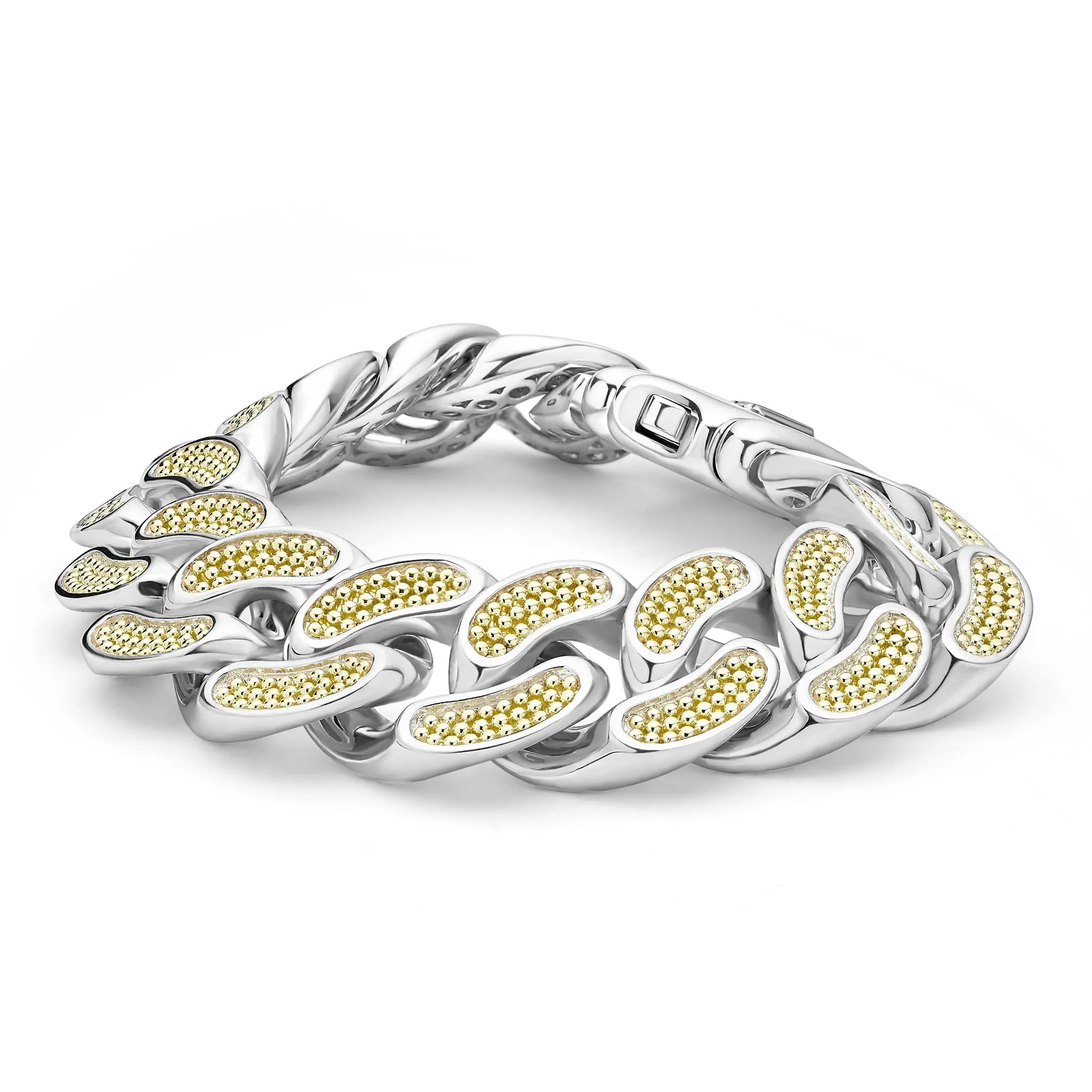 Anthem Two-Tone Curb Link Bracelet | 19mm