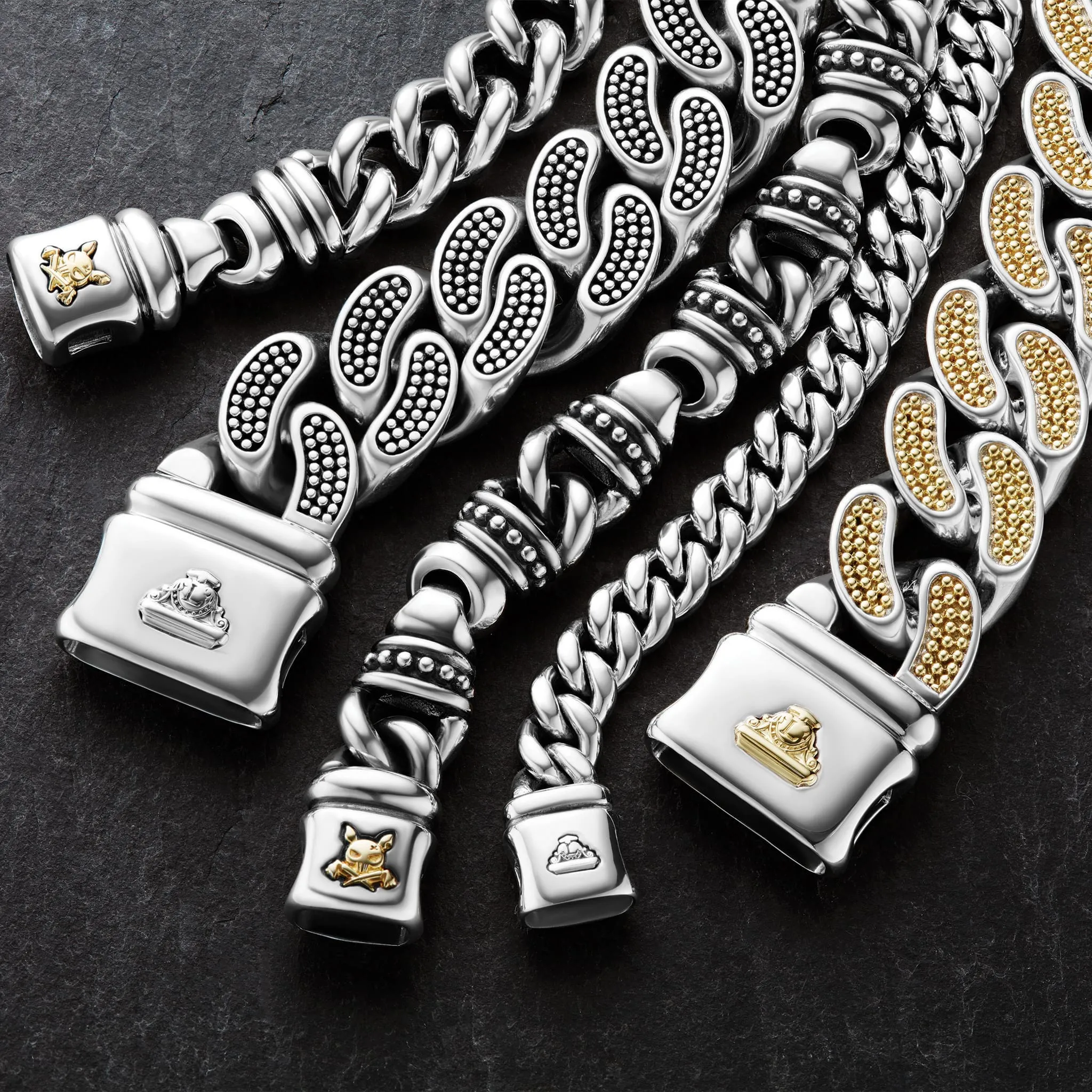 Anthem Two-Tone Curb Link Bracelet | 19mm