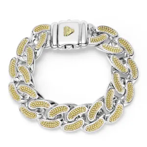 Anthem Two-Tone Curb Link Bracelet | 19mm