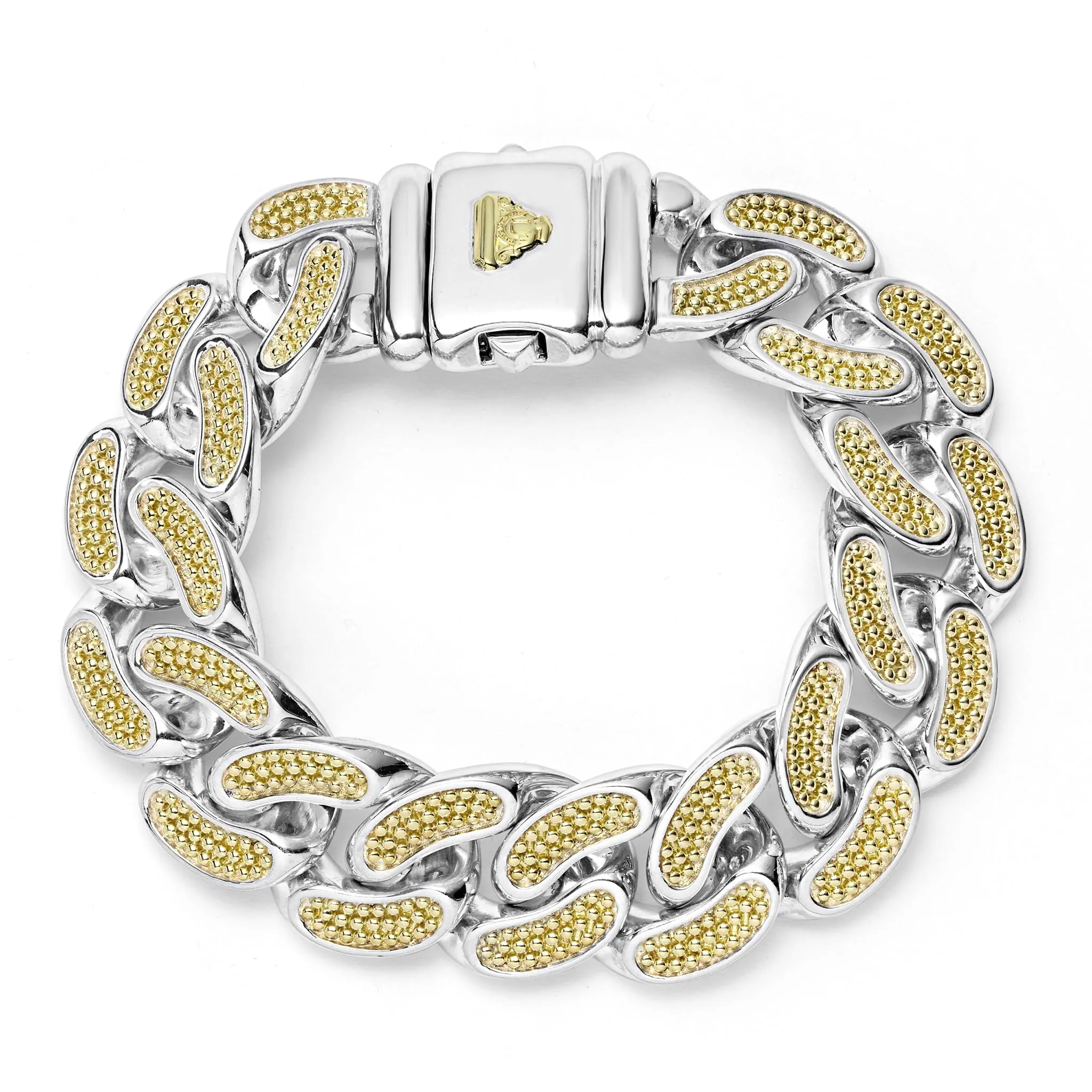 Anthem Two-Tone Curb Link Bracelet | 19mm