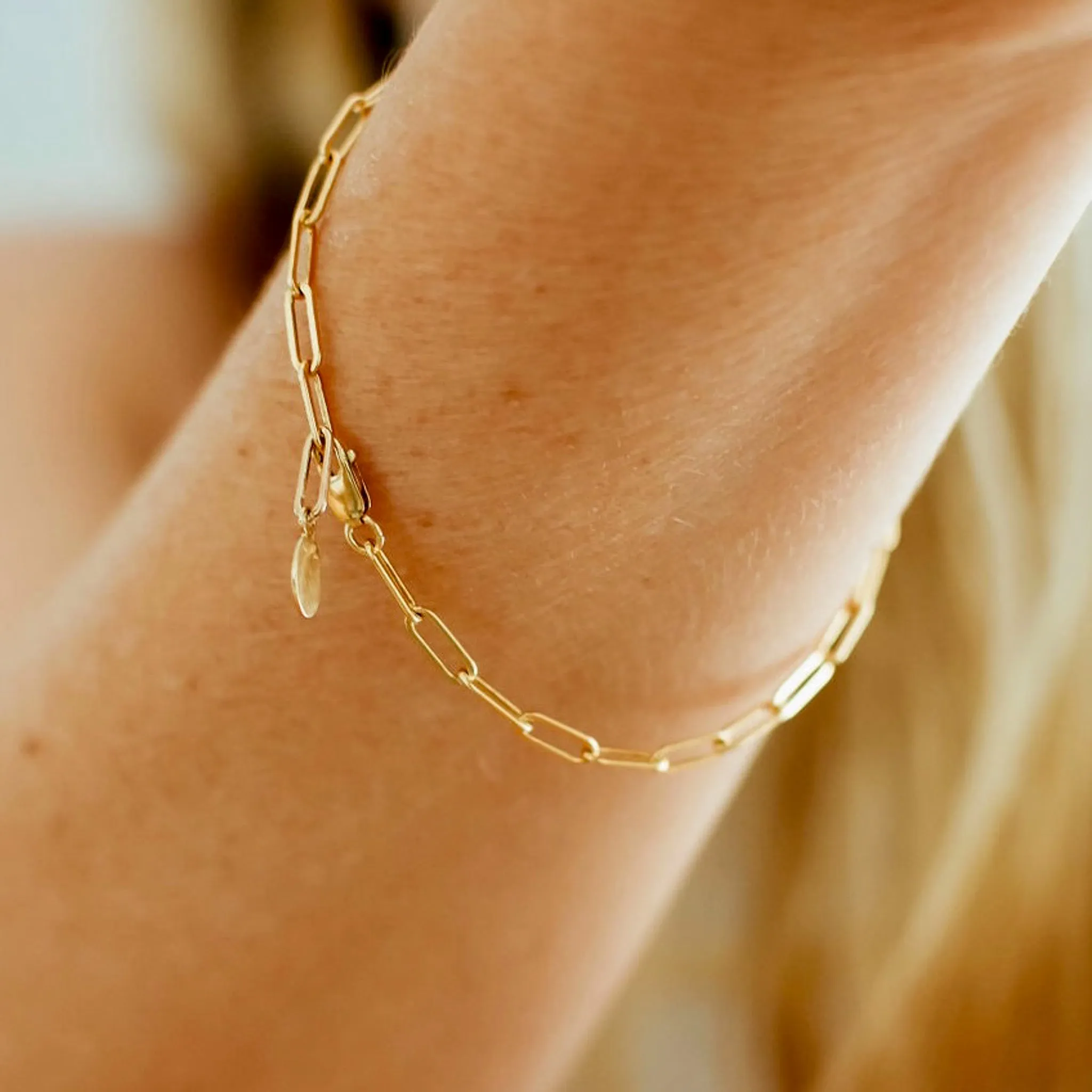 'Armed with Love' & Charming Link Chain Bracelet Duo