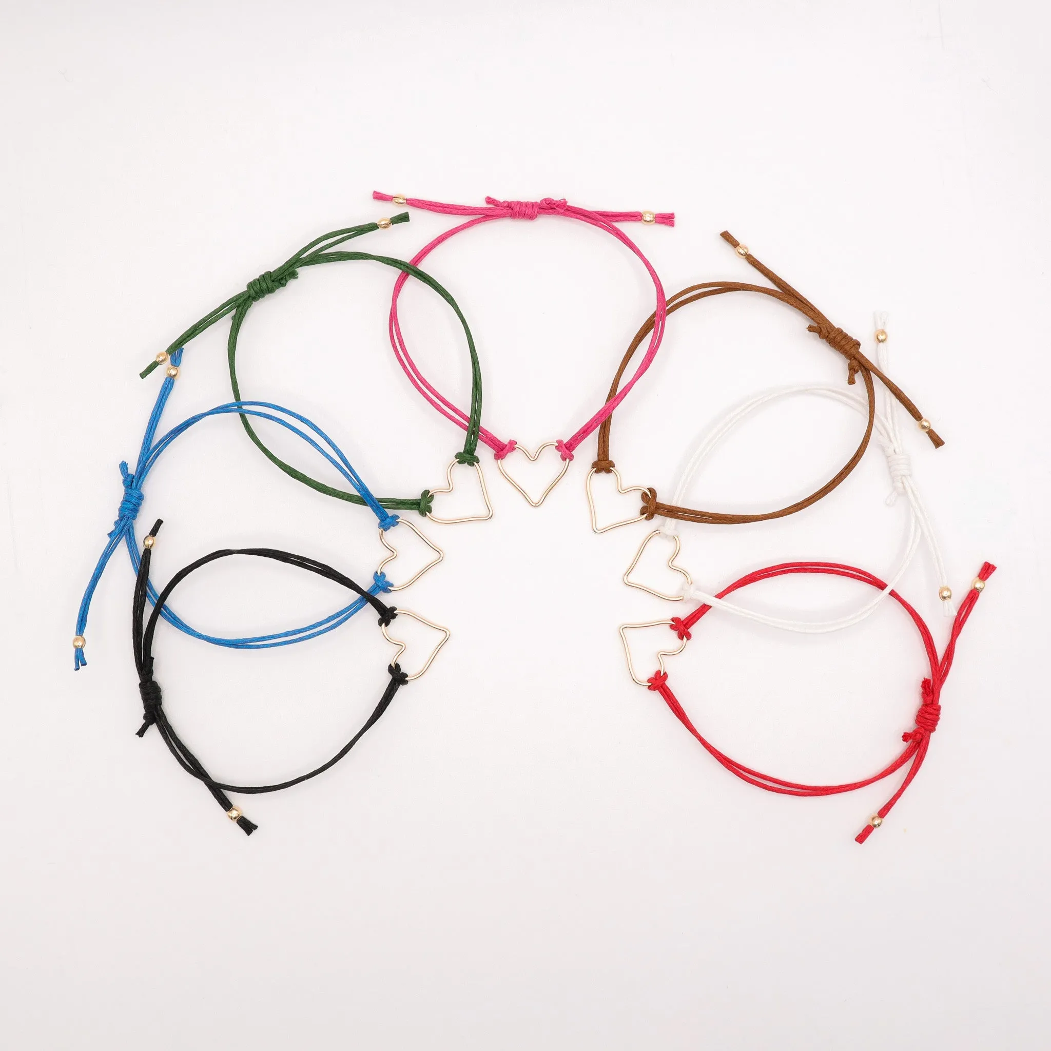 'Armed with Love' & Charming Link Chain Bracelet Duo
