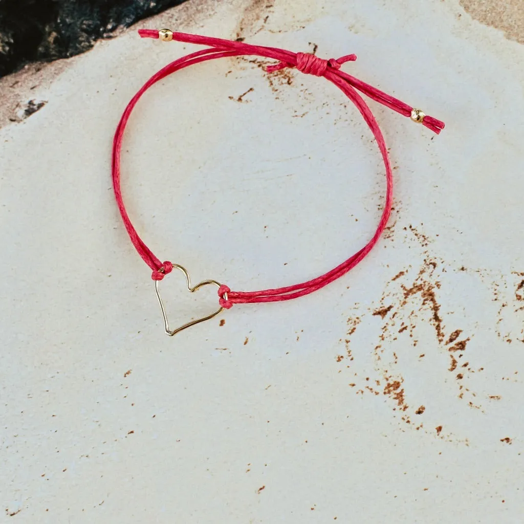 'Armed with Love' & Charming Link Chain Bracelet Duo
