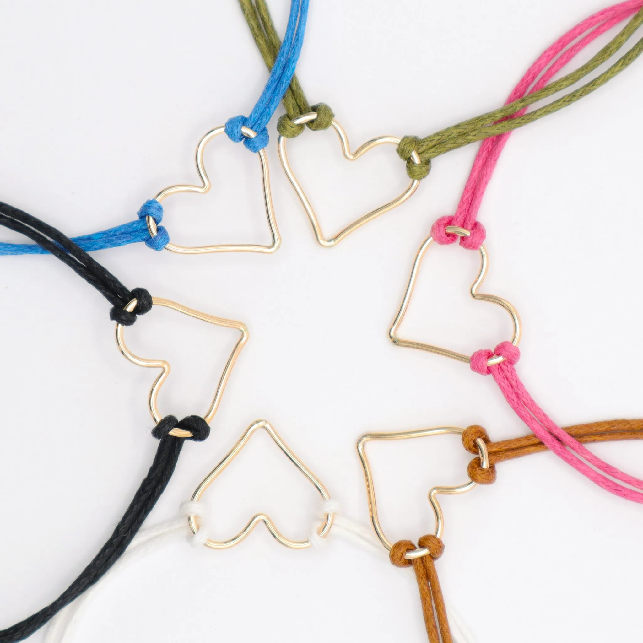 'Armed with Love' & Charming Link Chain Bracelet Duo