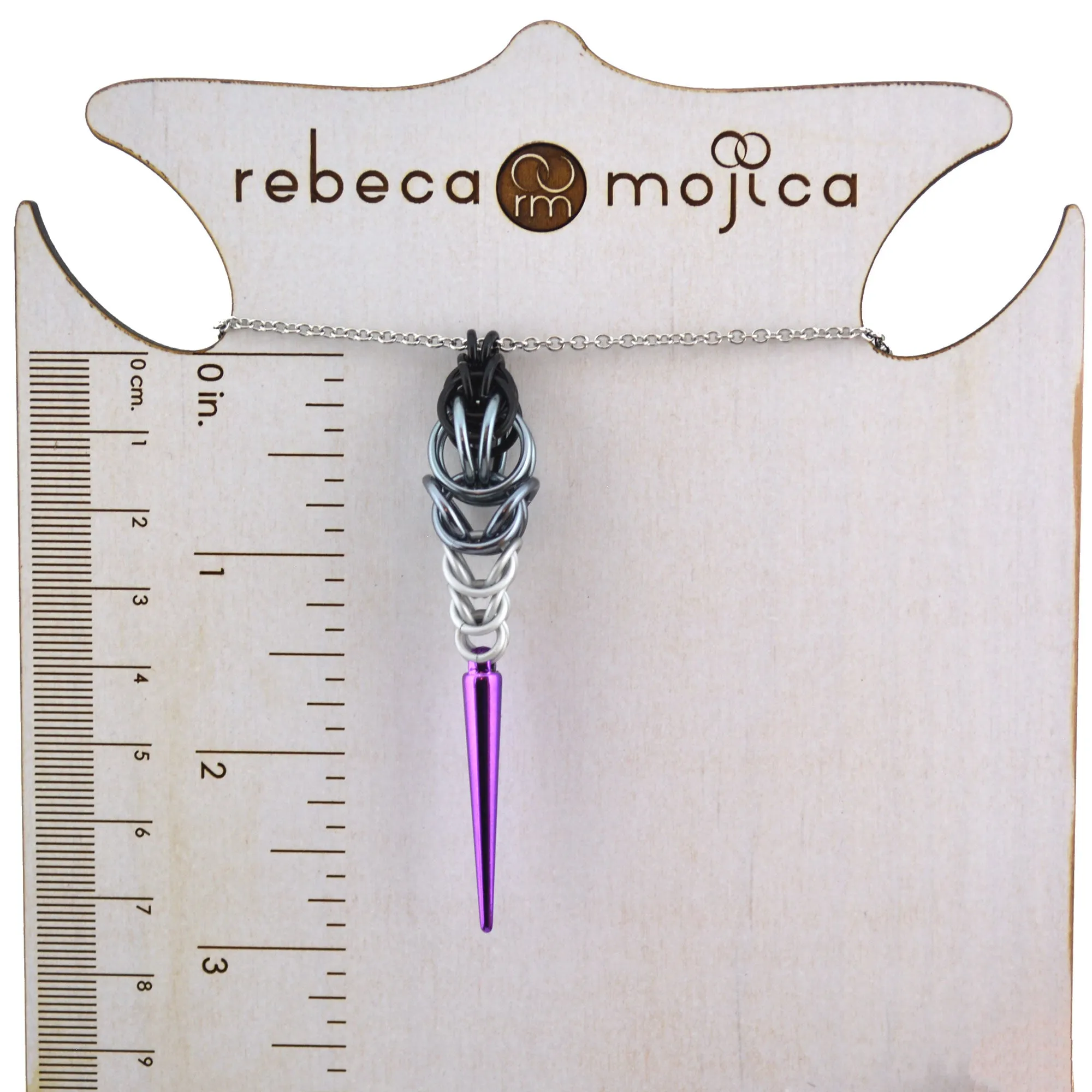 Asexual Pride - Spike Pendant