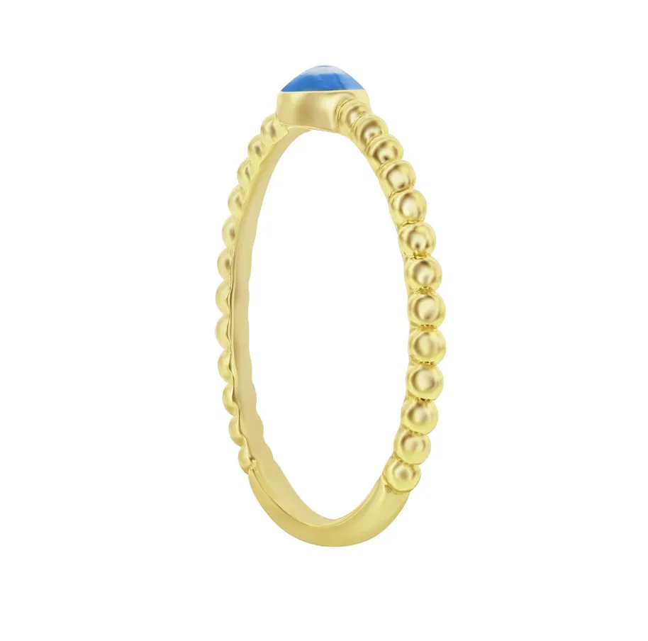 Beaded Evil Eye Ring