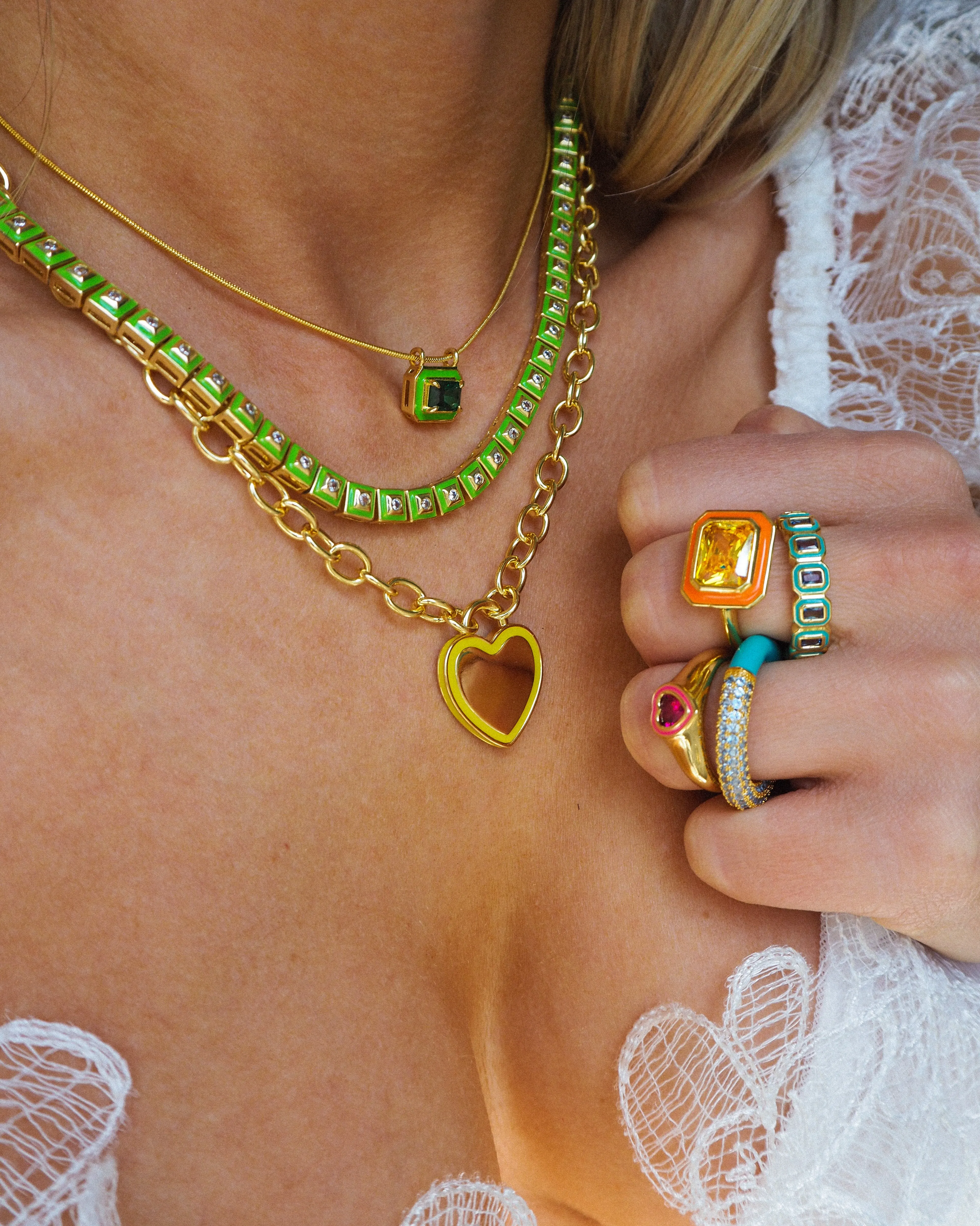 Bezel Ballier Ring- Turquoise- Silver