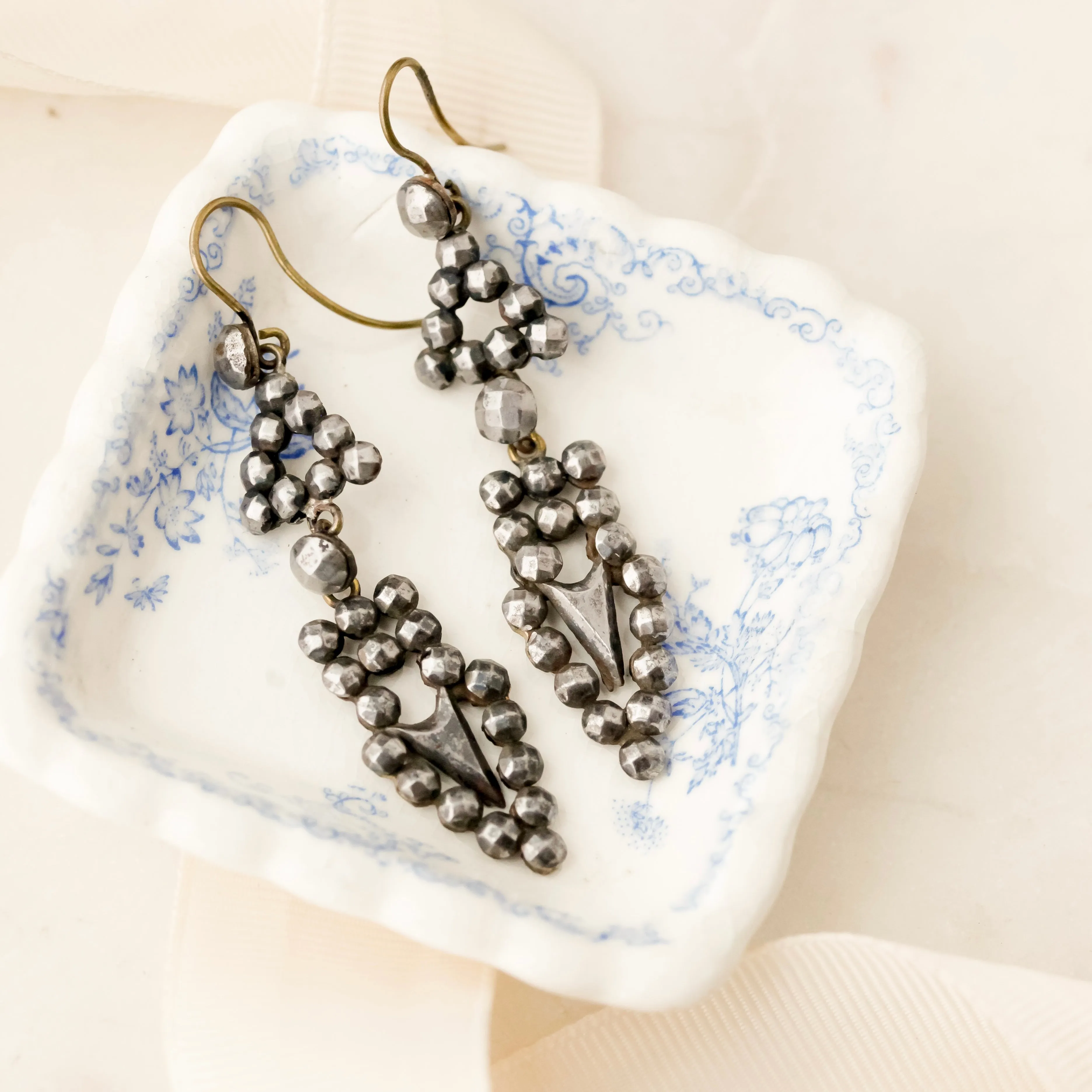 Billie French Steel Cut Earrings