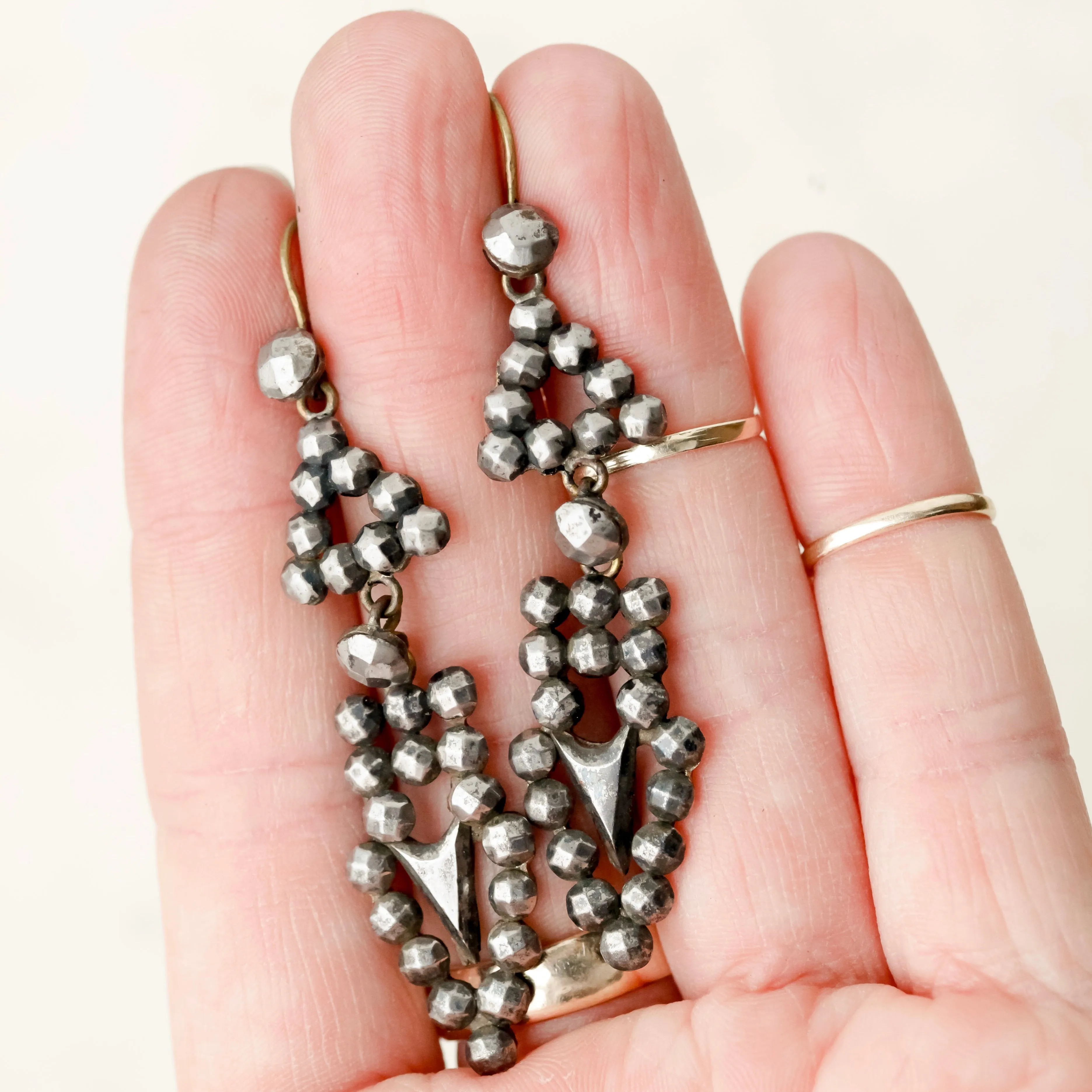 Billie French Steel Cut Earrings