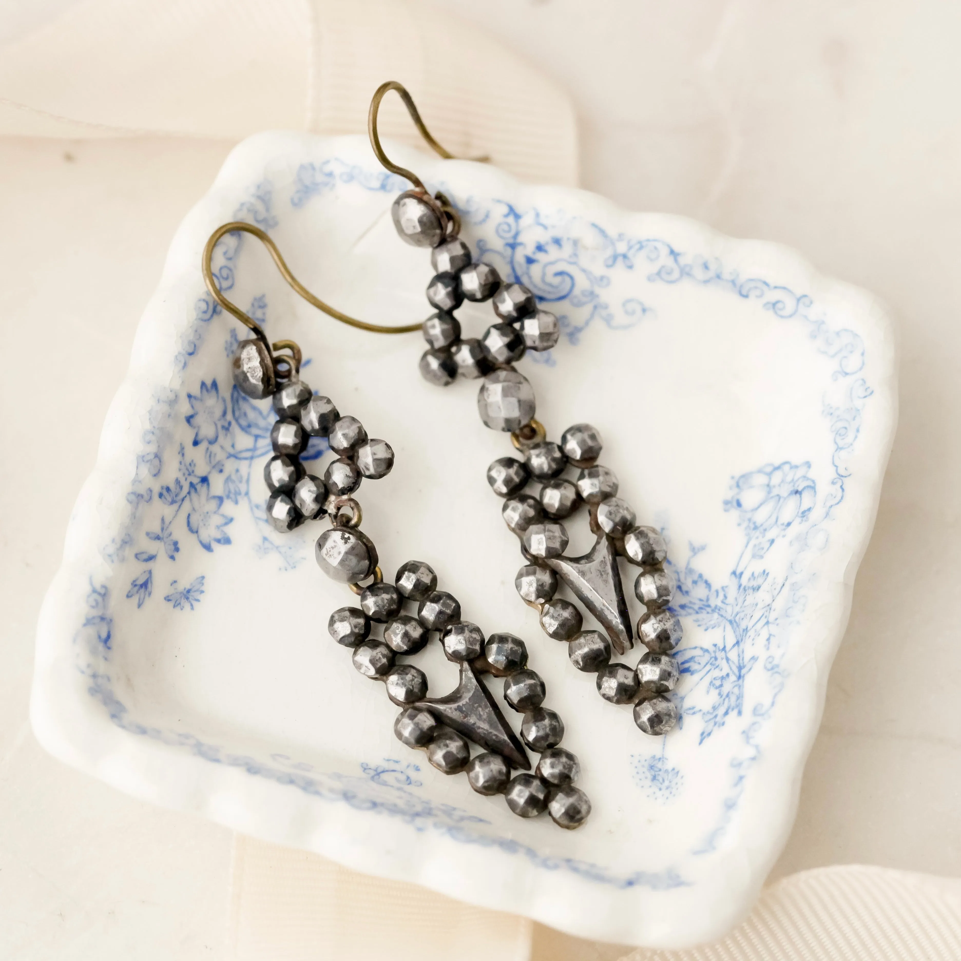 Billie French Steel Cut Earrings