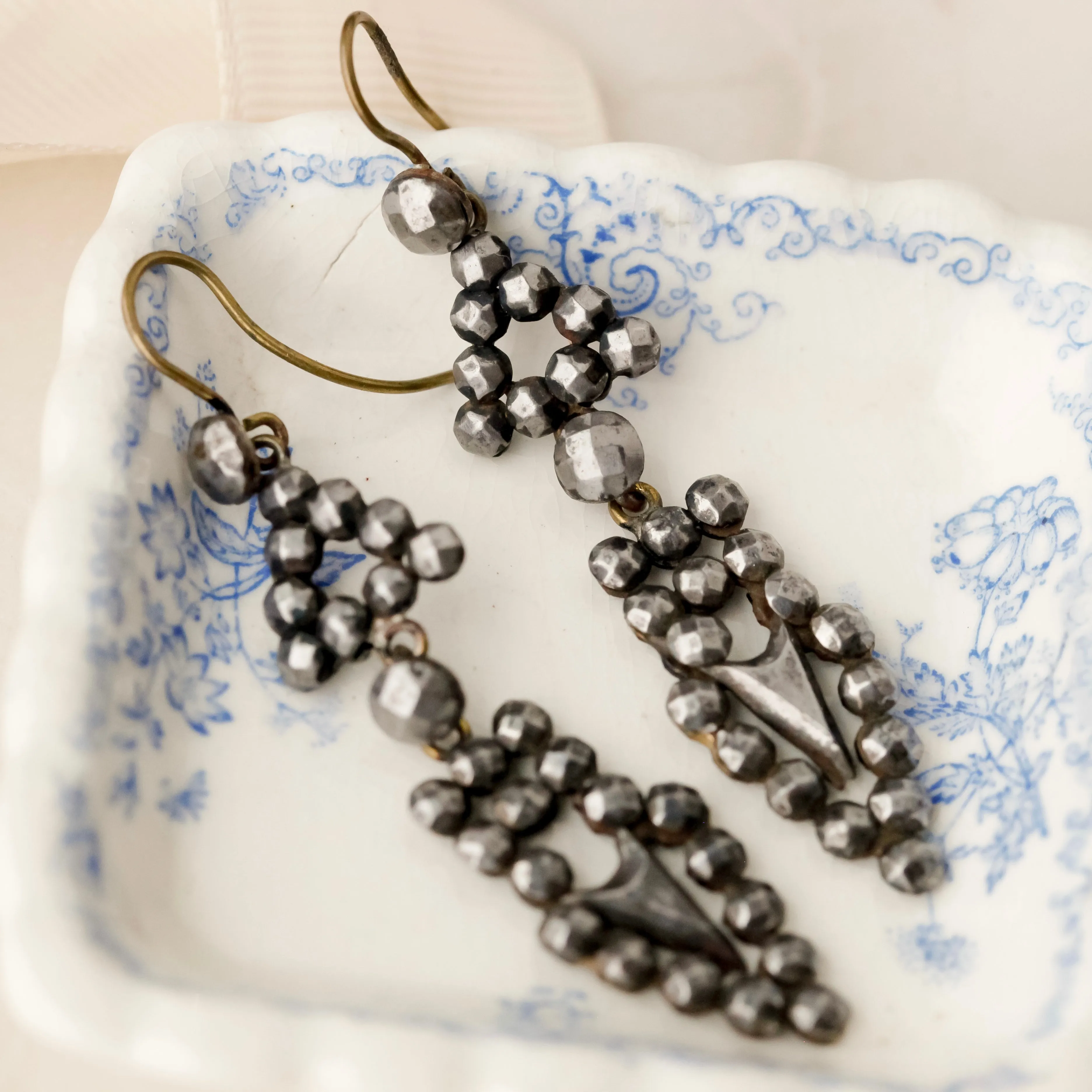 Billie French Steel Cut Earrings