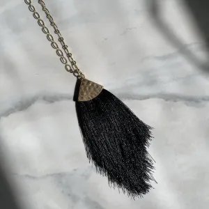 Black Silk Tassel
