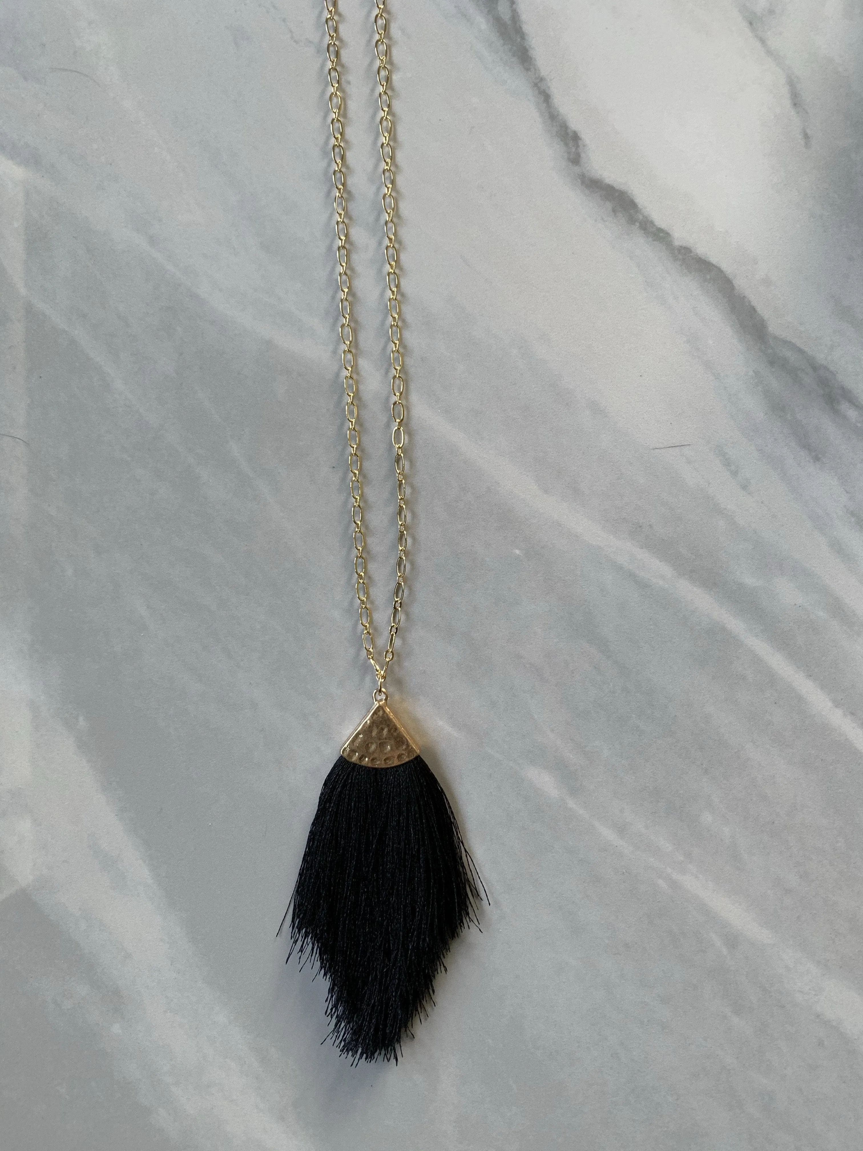 Black Silk Tassel