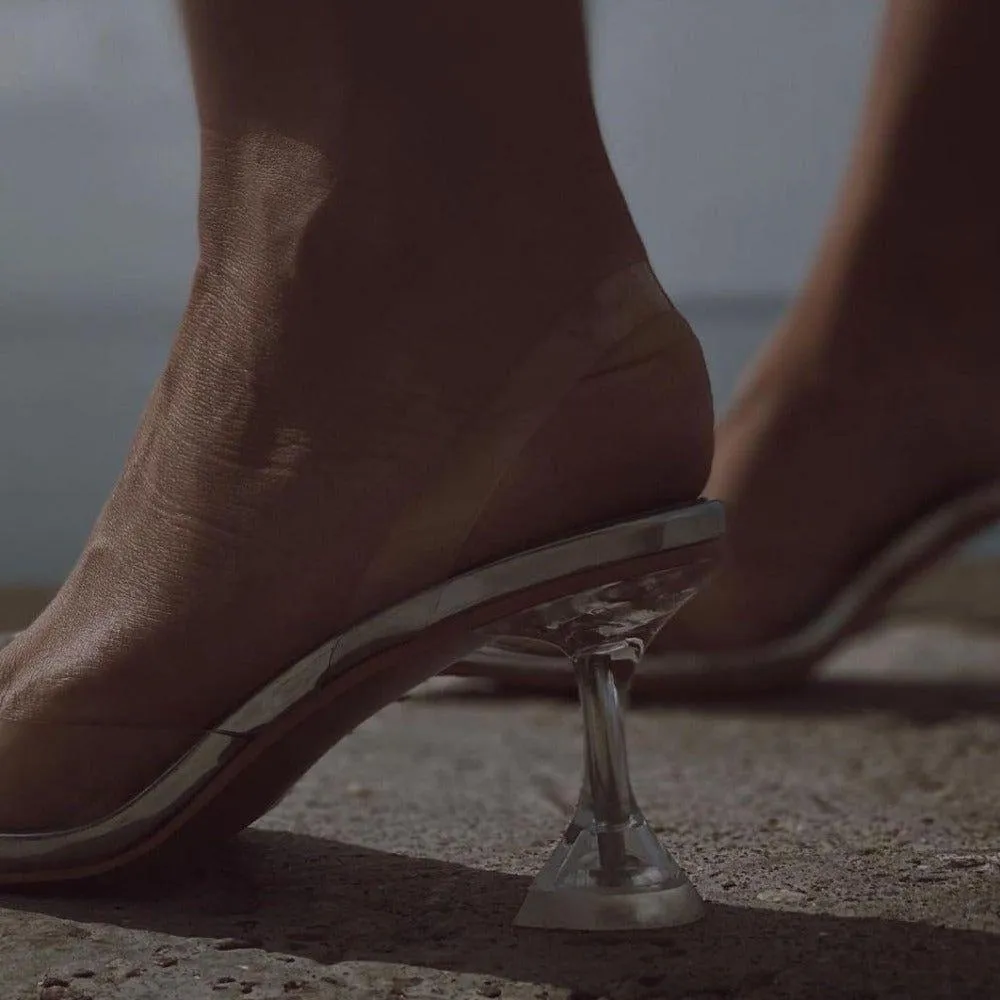 Blair's Secret Crystal Butterfly Brooch Heels