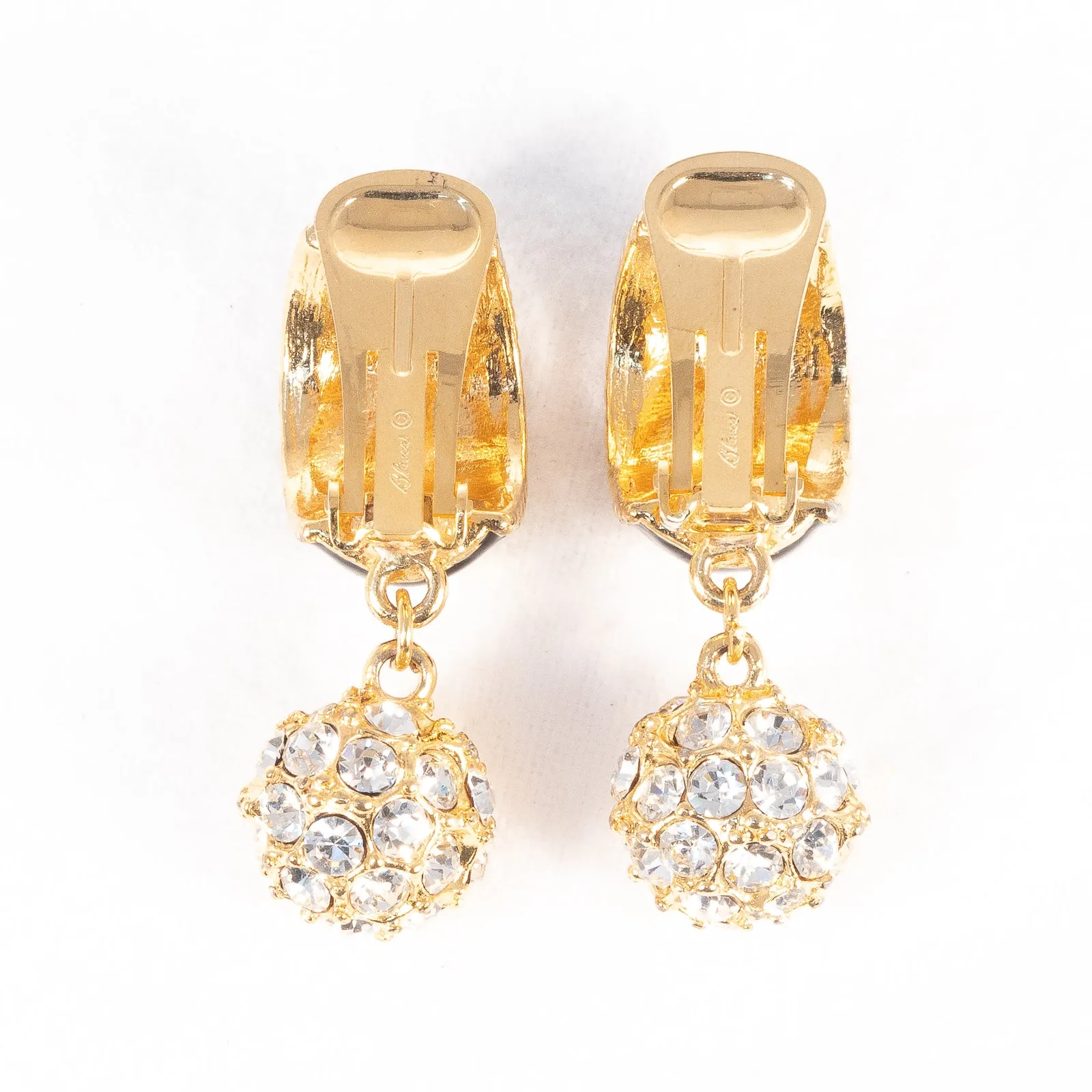 Blanca Rhinestone Ball Earring