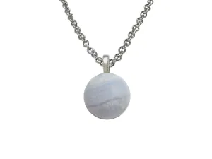 Blue Lace Agate Necklace
